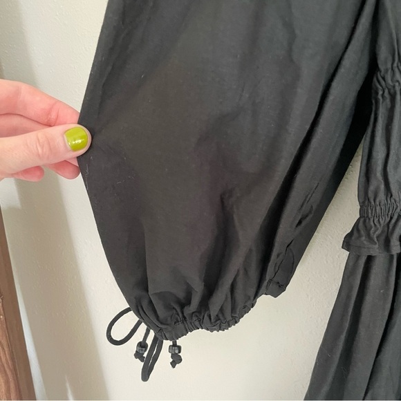 House of Harlow | Puff Sleeve Black Mini Dress NWT, medium - Picture 6 of 15